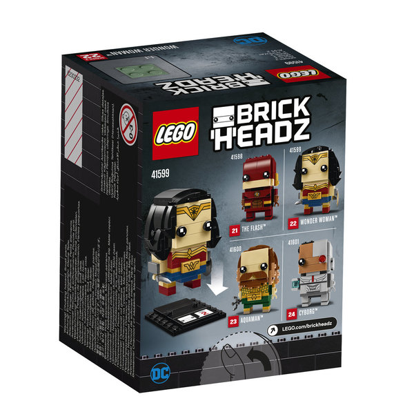 LEGO® DC COMICS™ Super Heroes Nr. 22 BrickHeadz 41599 Wonder Woman™ - NEU & OVP -