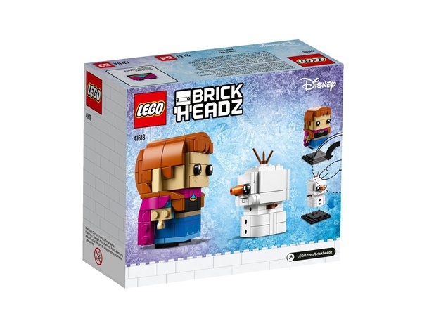 LEGO® Disney™ 41618 BrickHeadz Nr. 53 + 54 Anna & Olaf - NEU & OVP -