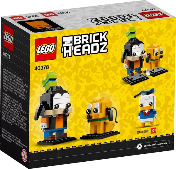 LEGO® Disney™ 40378 BrickHeadz Nr. 98 + 99 Goofy & Pluto - NEU & OVP -