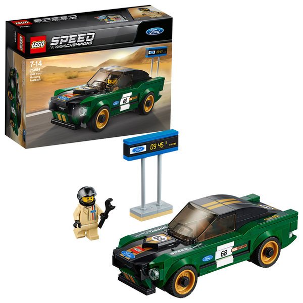 LEGO® SPEED CHAMPIONS 75884 1968 Ford Mustang Fastback - NEU & OVP -