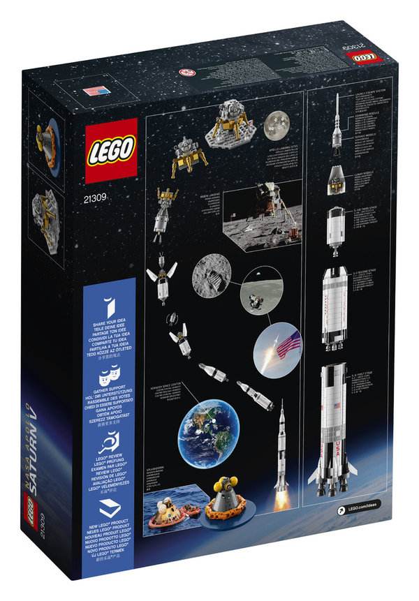 LEGO® IDEAS 21309 NASA Apollo Saturn V - NEU & OVP -