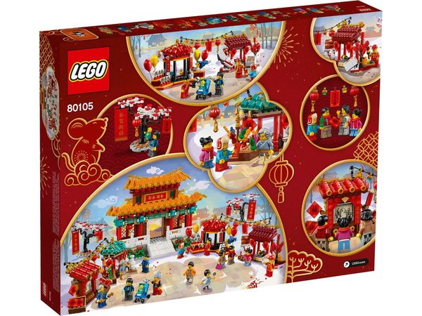 LEGO® Seasonal 80105 Tempelmarkt zum Chinesischen Neujahrsfest - NEU & OVP -