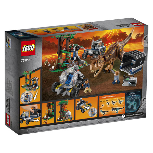 LEGO® Jurassic World™ 75929 Carnotaurus - Flucht in der Gyrosphere - NEU & OVP -