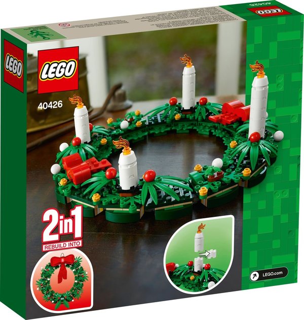 LEGO® Saisonal 40426 2-in-1-Adventskranz - NEU & OVP -