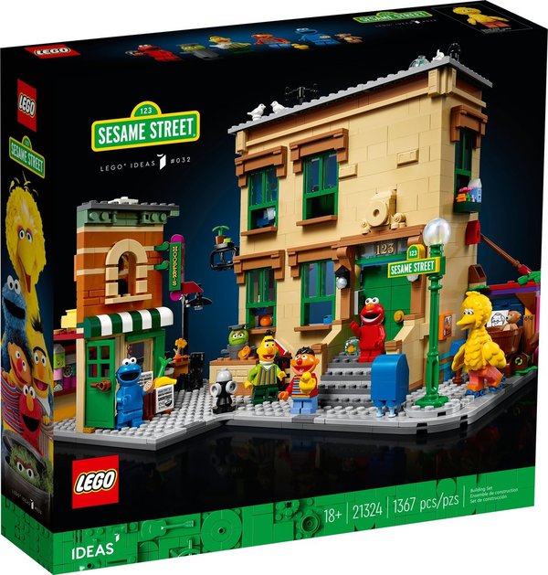 LEGO® IDEAS 21324 123 Sesame Street - NEU & OVP -