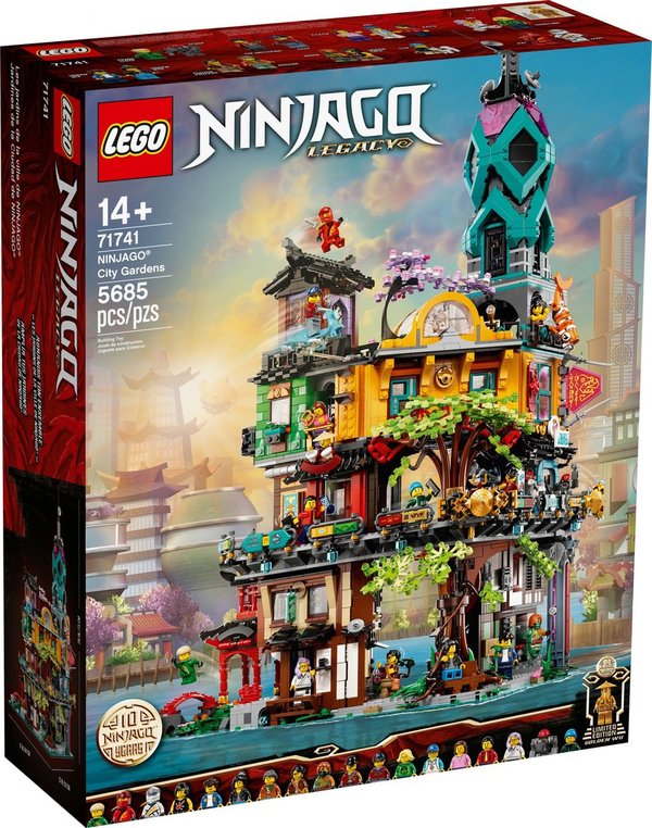 LEGO® NINJAGO™ 71741 Die Gärten von NINJAGO® City - NEU & OVP -