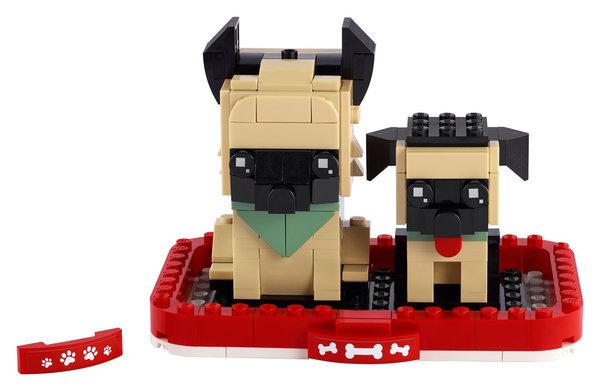 LEGO® 40440 BrickHeadz Pets Nr. 118 + 119 Deutscher Schäferhund - NEU & OVP -