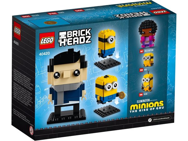 LEGO® Minions Nr. 104-106 BrickHeadz 40420 Gru, Stuart & Otto - NEU & OVP -