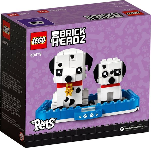 LEGO® 40479 BrickHeadz Pets Nr. 131 + 132 Dalmatiner - NEU & OVP -