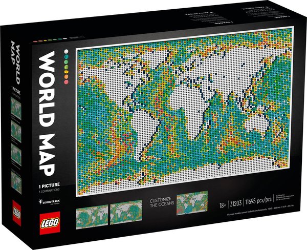 LEGO® Architecture 31203 Weltkarte - NEU & OVP -