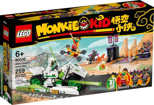 LEGO® Monkie Kid 80006 Bike des weißen Drachenpferds - NEU & OVP -