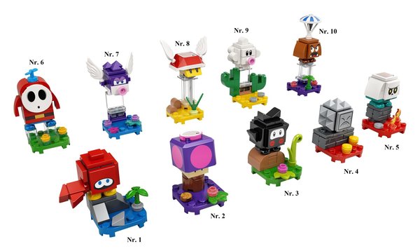 LEGO® Super Mario™ 71386 Mario-Charaktere-Serie 2 / Nr. 4 Mini-Steinblock - NEU in OVP -