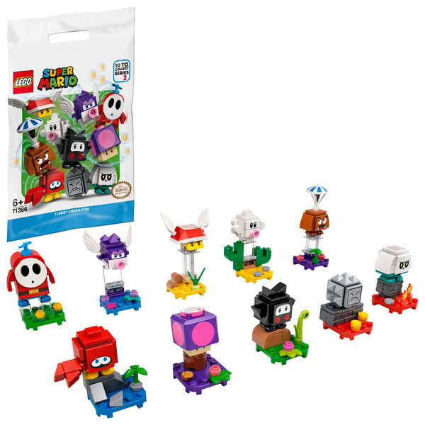 LEGO® 71386 Mario-Charaktere-Serie 2 - Komplett Set / alle 10 Sets - NEU in OVP