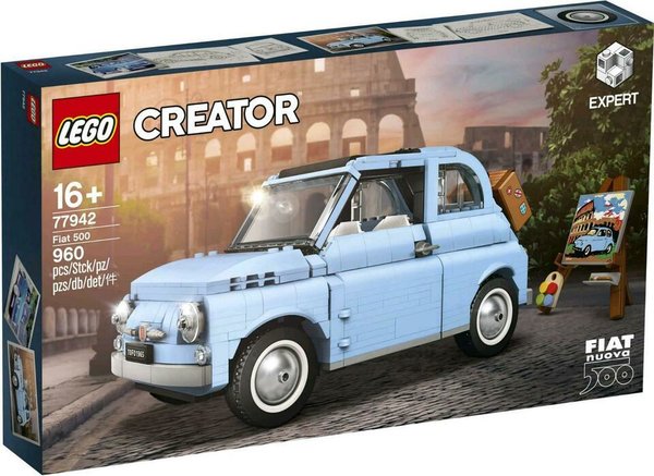 LEGO® CREATOR EXPERT 77942 Fiat 500 Baby Blue / Blau - NEU & OVP -