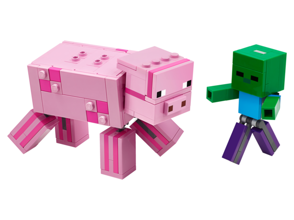 LEGO® Minecraft™ 21157 BigFig Schwein mit Zombiebaby - NEU & OVP -