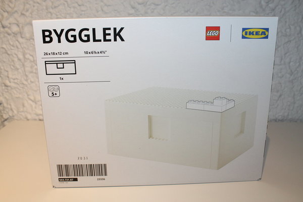 LEGO® BYGGLEK - LEGO®-Schachtel mit Deckel 26x18x12cm - NEU & OVP -