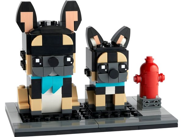 LEGO® 40544 BrickHeadz Pets Nr. 154 + 155 Französische Bulldogge - NEU & OVP -