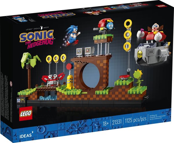 LEGO® IDEAS 21331 Sonic the Hedgehog™ - Green Hill Zone - NEU & OVP -