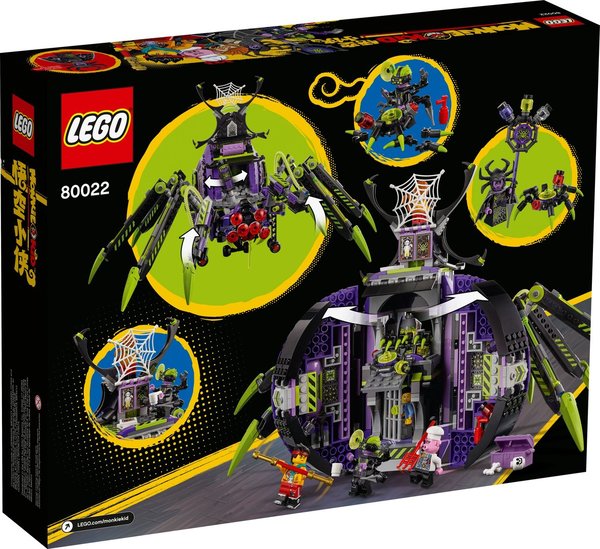 LEGO® Monkie Kid 80022 Hauptquartier der Spider Queen - NEU & OVP -