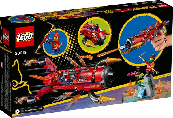 LEGO® Monkie Kid 80019 Red Sons Inferno Jet - NEU & OVP -