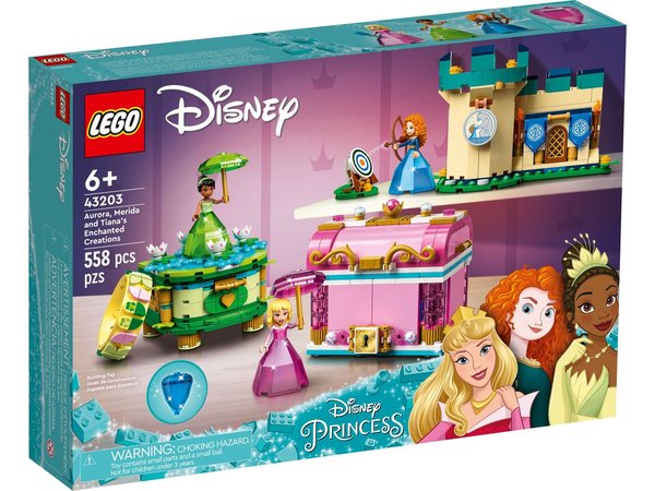 LEGO® Disney Princess™ 43203 Auroras, Meridas & Tianas Zauberwerke - NEU & OVP -