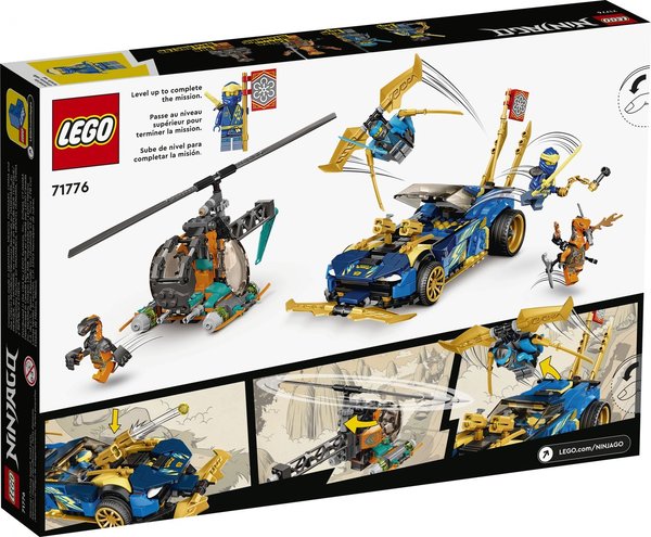 LEGO® NINJAGO™ 71776 Jays und Nyas Rennwagen EVO - NEU & OVP -