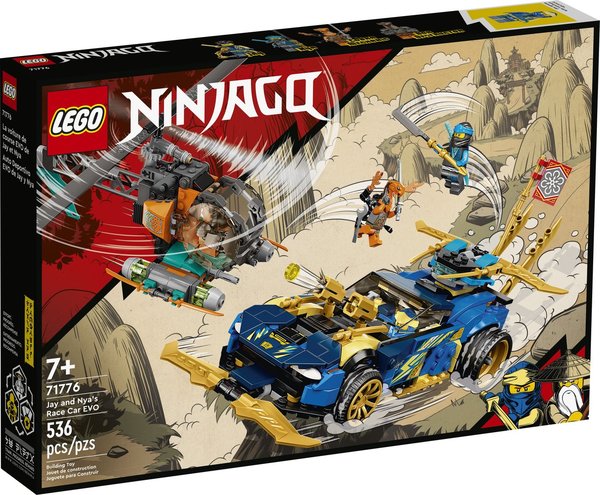 LEGO® NINJAGO™ 71776 Jays und Nyas Rennwagen EVO - NEU & OVP -