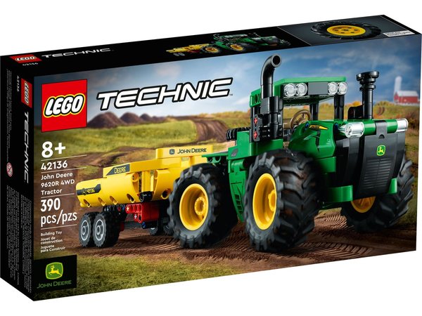 LEGO® TECHNIC 42136 John Deere 9620R 4WD Tractor - NEU & OVP -