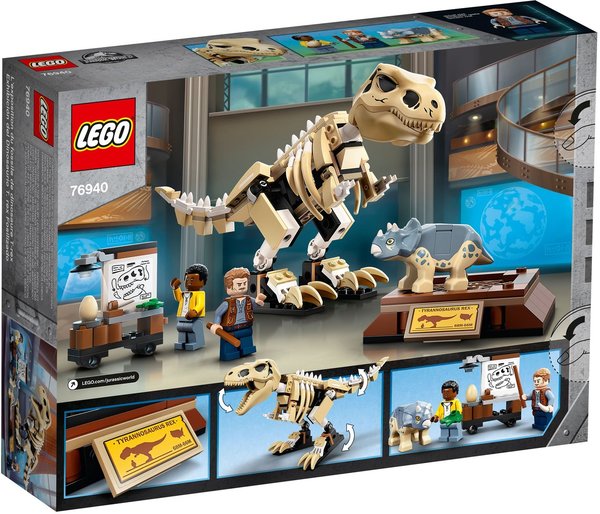 LEGO® Jurassic World™ 76940 T. Rex-Skelett in der Fossilienausstellung - NEU & OVP -
