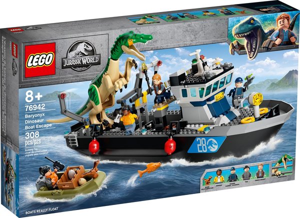 LEGO® Jurassic World™ 76942 Flucht des Baryonyx - NEU & OVP -