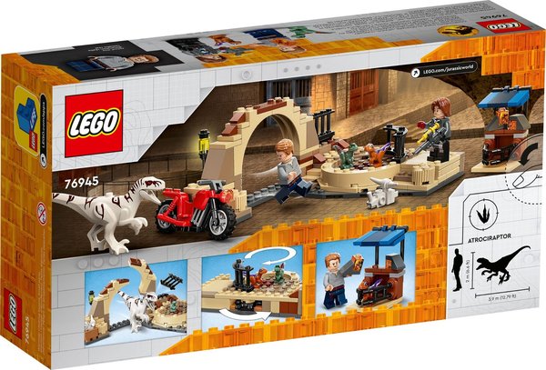 LEGO® Jurassic World™ 76945 Atrociraptor: Motorradverfolgungsjagd - NEU & OVP -