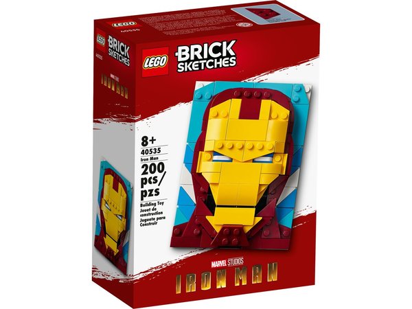 LEGO® MARVEL™ Super Heroes 40535 BrickSketches™ - Iron Man - NEU & OVP -