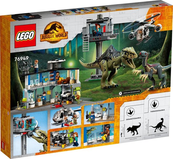LEGO® Jurassic World™ 76949 Giganotosaurus & Therizinosaurus Angriff - NEU & OVP -