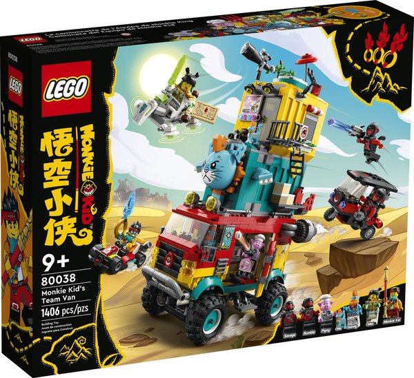 LEGO® Monkie Kid 80038 Monkie Kids Teamtransporter - NEU & OVP -