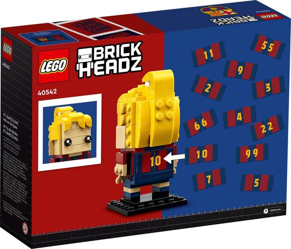 LEGO® BrickHeadz 40542 FC Barcelona - Go Brick Me - NEU & OVP -