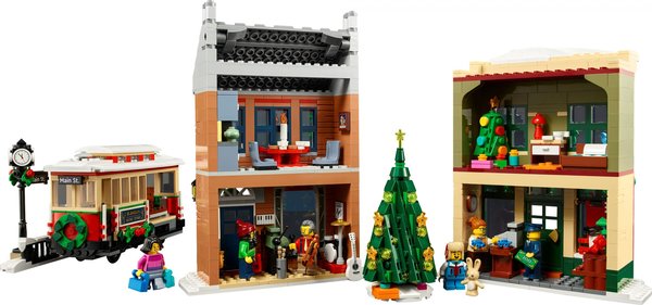 LEGO® ICONS™ 10308 Weihnachtlich geschmückte Hauptstraße - NEU & OVP -