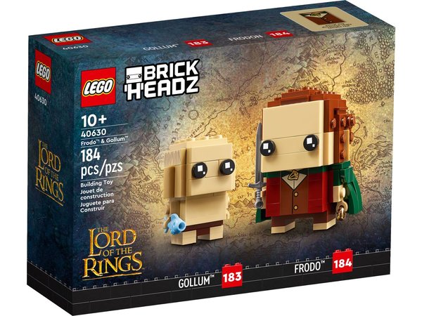 LEGO® The Lord of the Rings™ Nr. 183+184 BrickHeadz 40630 Frodo™ und Gollum™ NEU & OVP