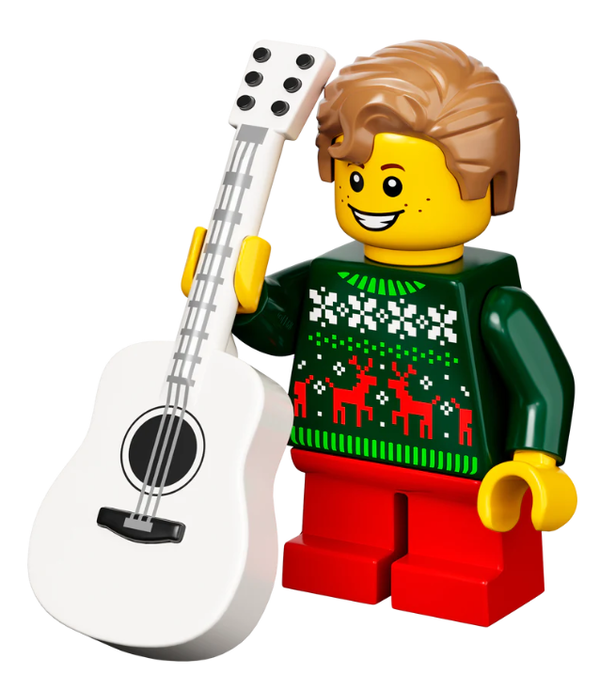LEGO® Minifigur: Junge mit Gitarre -Neu -
