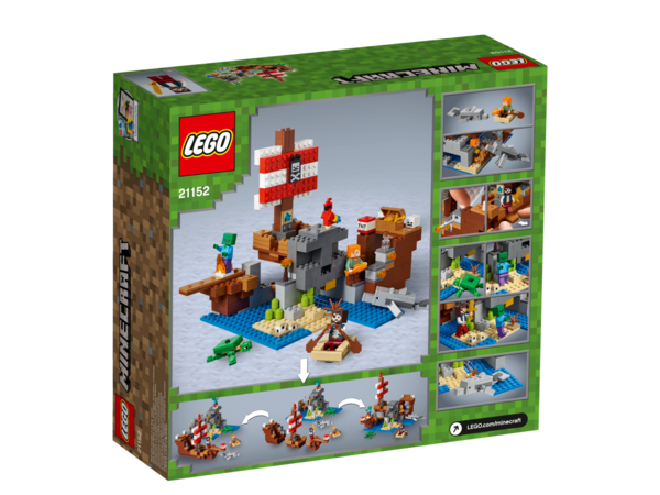 LEGO® Minecraft™ 21152 Piratenschiffabenteuer - NEU & OVP -