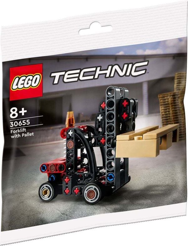 LEGO® TECHNIC Polybag 30655 Gabelstapler mit Palette - NEU & OVP -