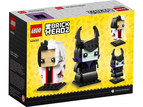 LEGO® Disney™ 40620 BrickHeadz Nr. 195+196 - Cruella und Maleficent - NEU & OVP -
