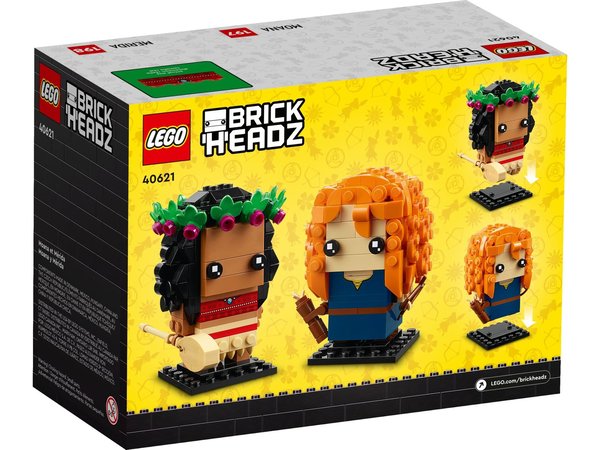 LEGO® Disney™ 40621 BrickHeadz Nr. 197+198 - Vaiana und Merida - NEU & OVP -