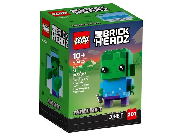 LEGO® Minecraft™ 40626 BrickHeadz Nr. 201 - Zombie - NEU & OVP -