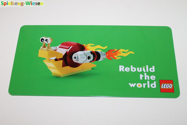 LEGO® 5007158 VIP Blechschild/TIN SIGN: Rebuild the world™ - NEU & OVP -