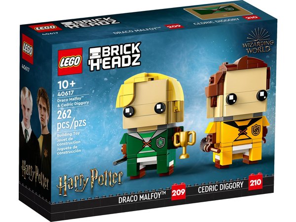 LEGO® Harry Potter™ BrickHeadz 40617 Draco Malfoy™ & Cedric Diggory - NEU & OVP -