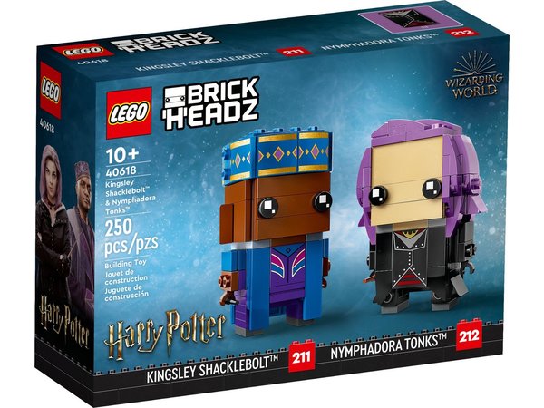 LEGO® Harry Potter™ BrickHeadz 40618 Kingsley Shacklebolt™ & Nymphadora Tonks™ - NEU & OVP -