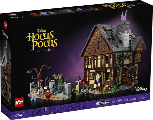 LEGO® IDEAS 21341 Disney Hocus Pocus: Das Hexenhaus der Sanderson-Schwestern - NEU & OVP -