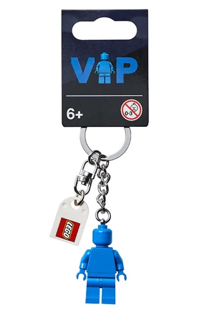LEGO® VIP Schlüsselanhänger 854090 Minifigur blau - NEU & OVP -