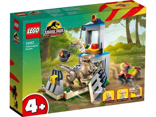 LEGO® Jurassic World™ 76957 Flucht des Velociraptors - NEU & OVP -