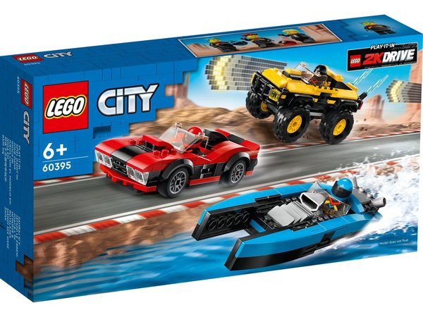 LEGO® CITY 60395 Rennfahrzeug Kombiset - NEU & OVP -